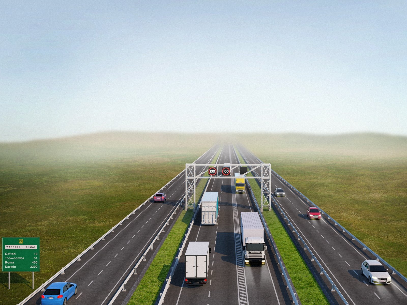 Warrego Highway Concept 3D Render